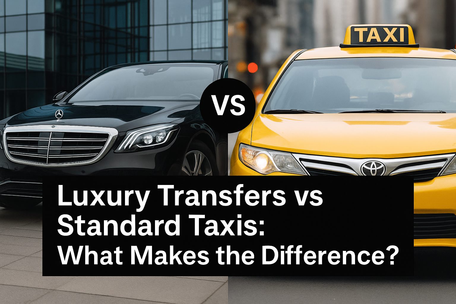 You are currently viewing Luxury Transfers vs Standard Taxis: What Makes the Difference?