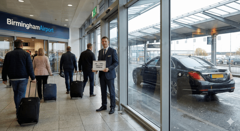 Read more about the article Birmingham Airport Chauffeur – Live Flights Monitored for Stress-Free Travel