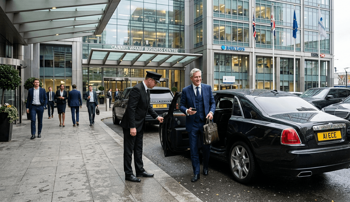Corporate travel chauffeur service