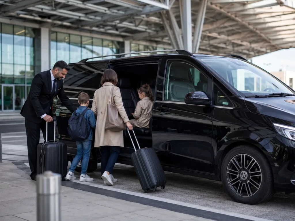 BHX airport transfers with spacious private chauffeur vehicle